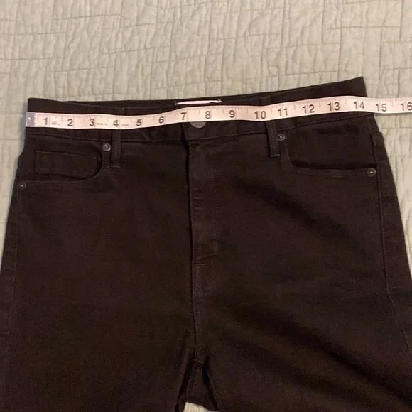 PARKER Smith Black Skinny Jeans High Waist Women’s Size 6/28 - Picture 9 of 11